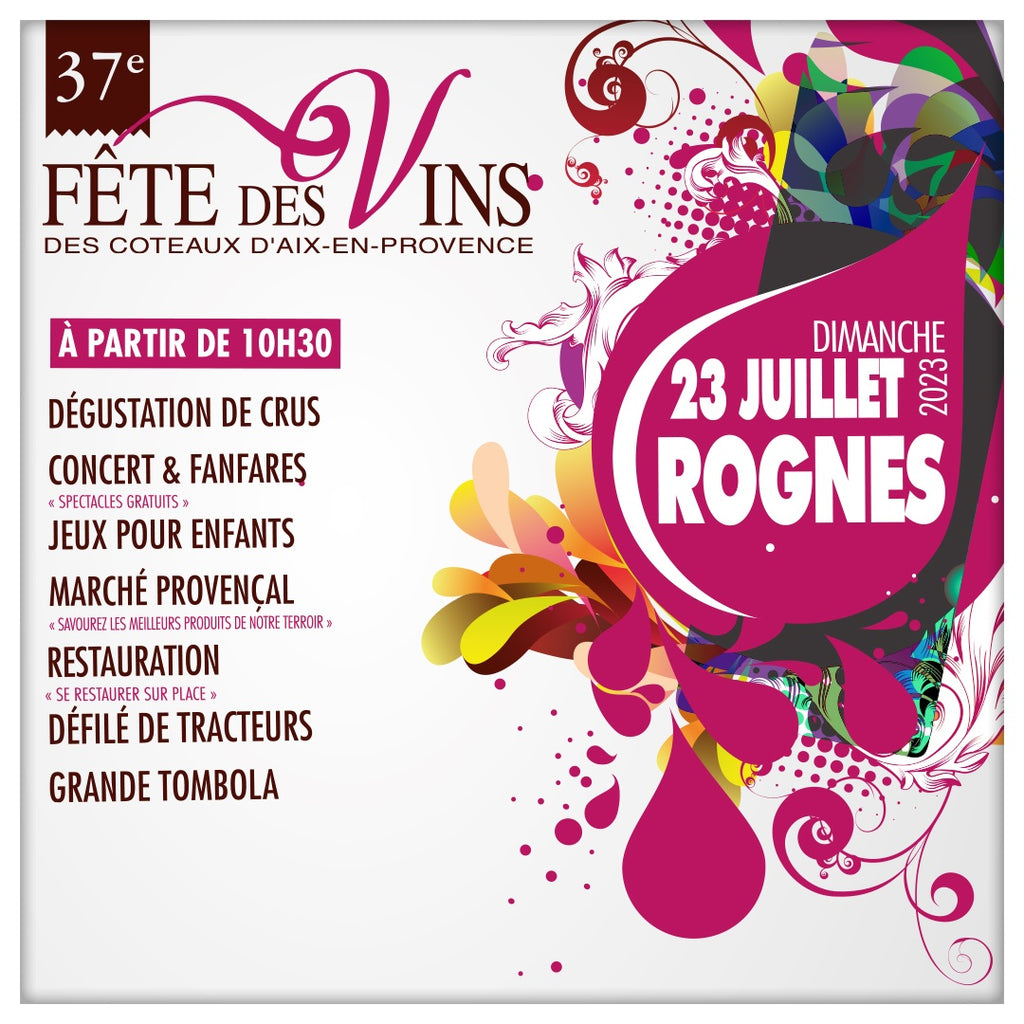 37 ème Fête du vins à Rognes.