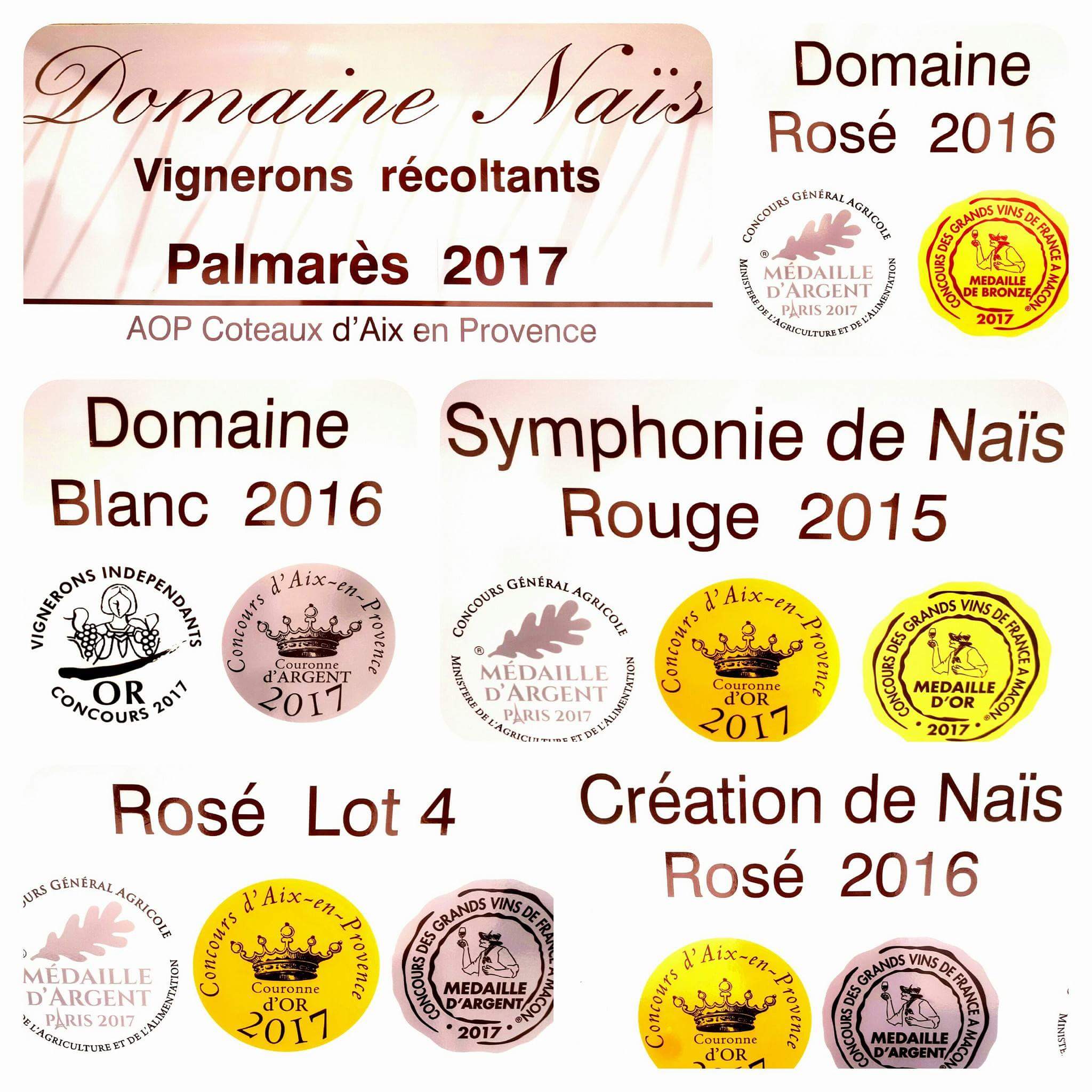 Palmarès 2017