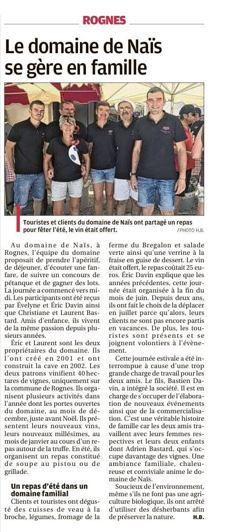 Article La Provence