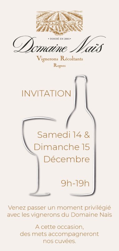 Week-end portes ouvertes !!