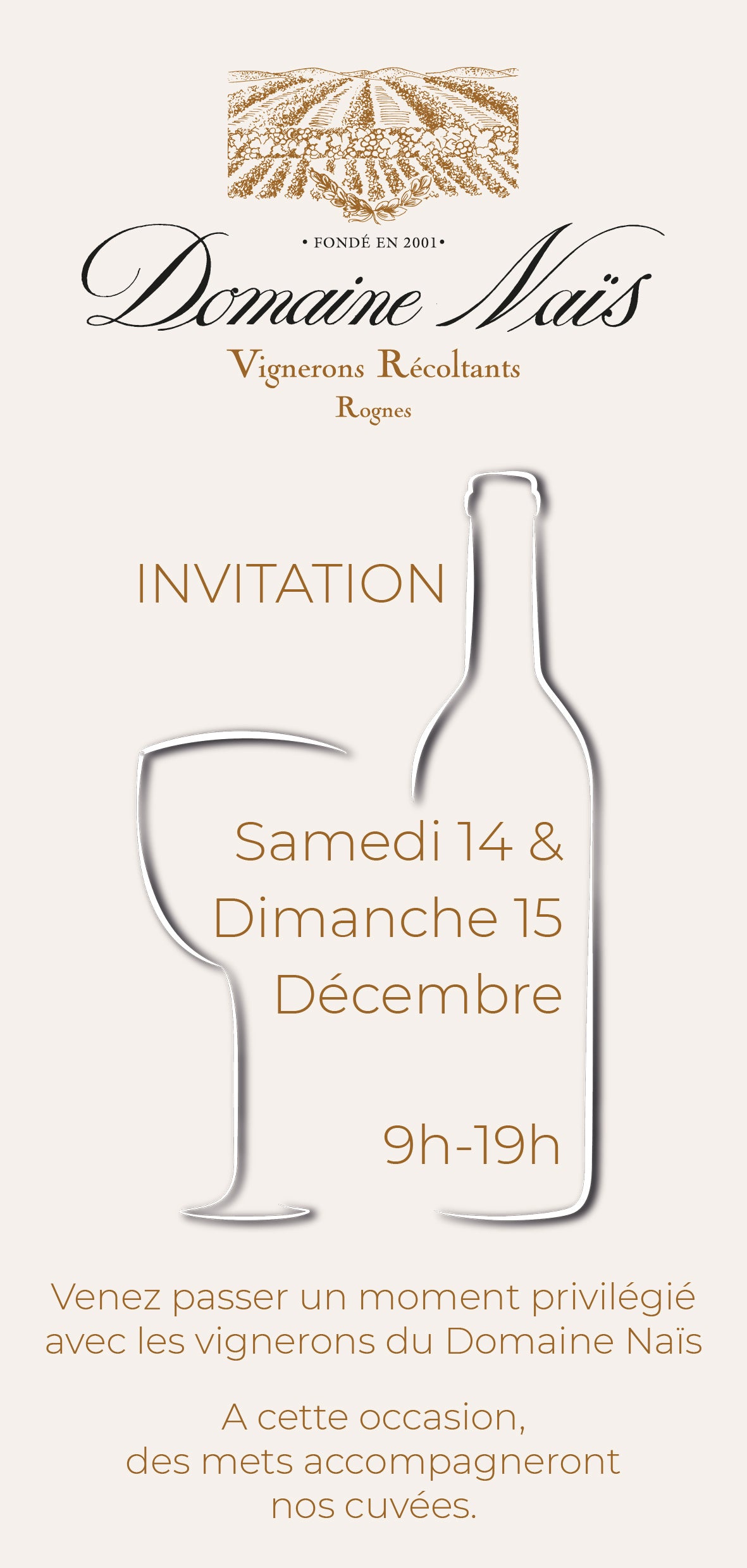Week-end portes ouvertes !!