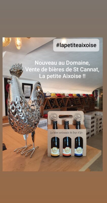 Nouveau au domaine, La petite Aixoise !! Bière de st Cannat.