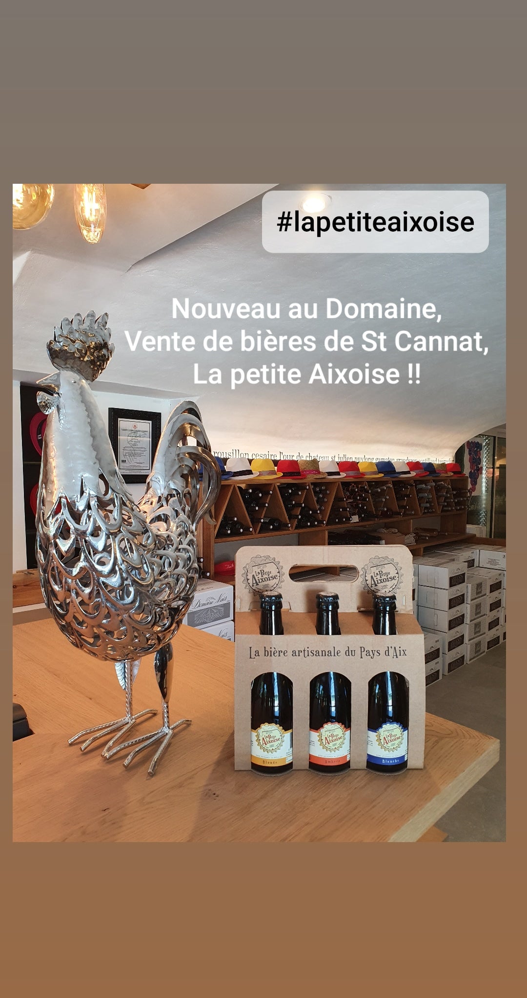 Nouveau au domaine, La petite Aixoise !! Bière de st Cannat.