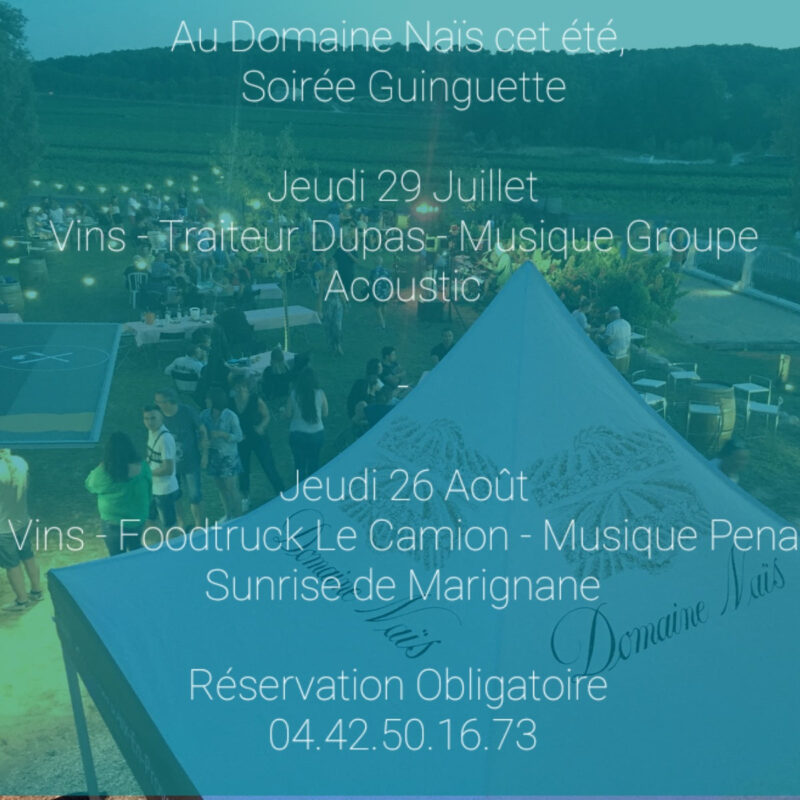 Soirée Guinguette à partir de 19h jusqu'à 23h