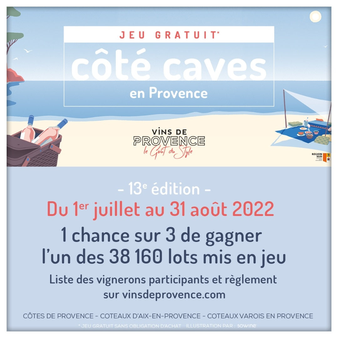 Jeu Côté Caves !! Juillet et Août au caveau.