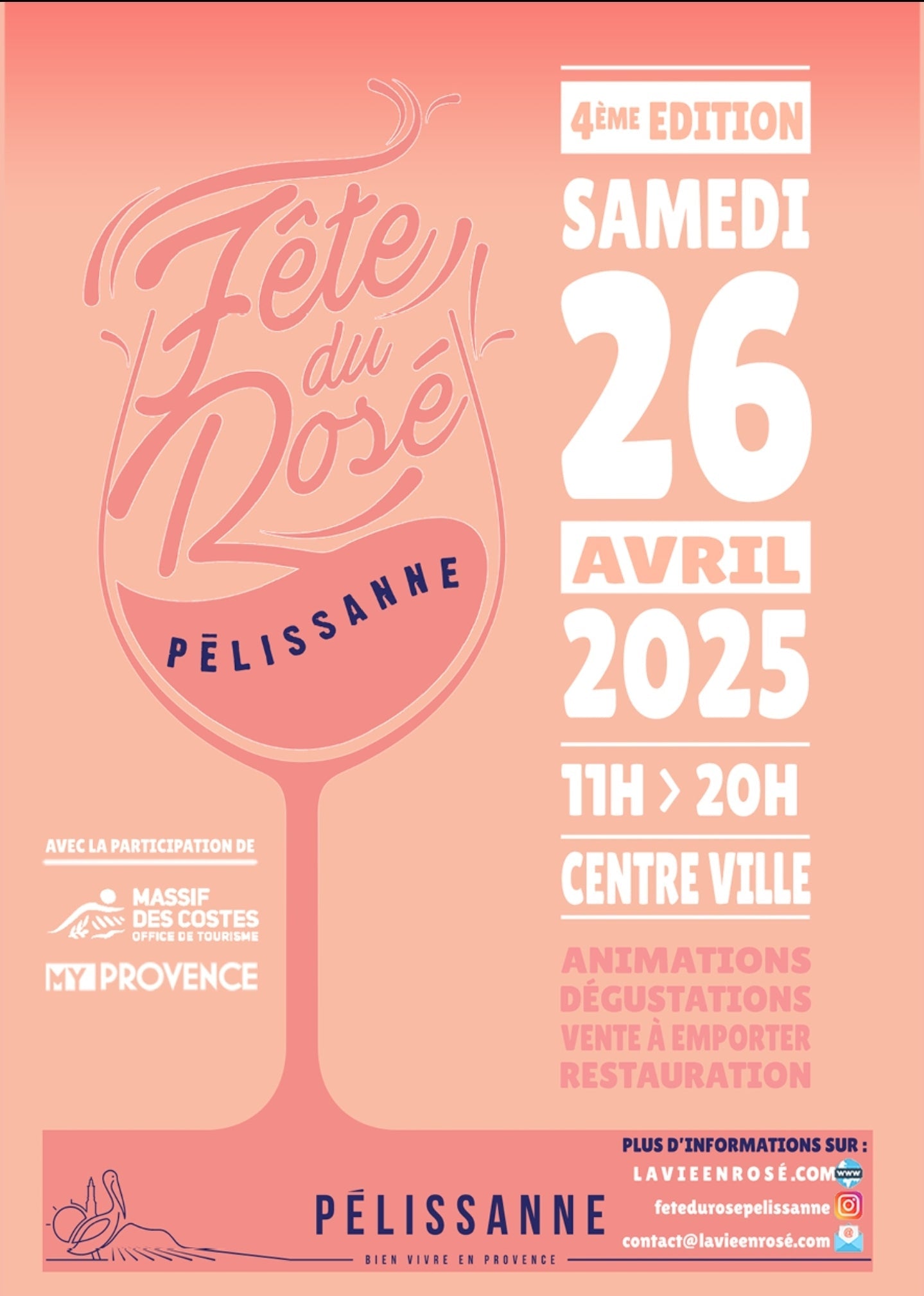 La fête du rosé à Pélissanne